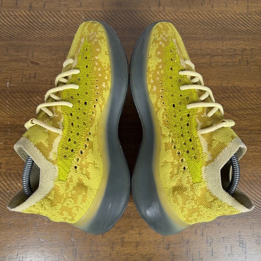 Adidas Yeezy Shoes Mens 8 Green‎ Hylte Glow Boost 380 Athletic Sneakers FZ4990